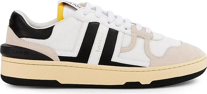 Clay Mesh Sneakers - White Black - Size 7