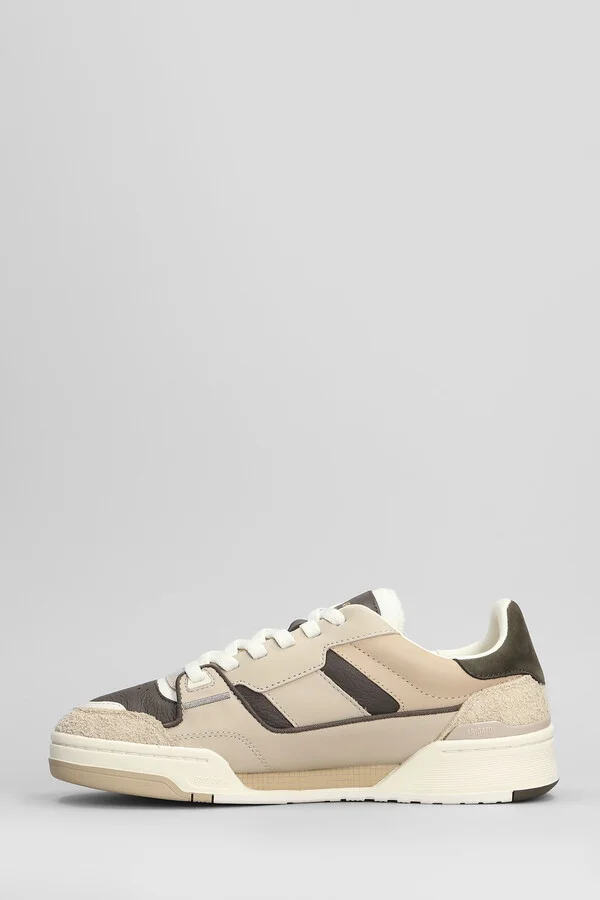 Clay Sneaker Sneakers In Beige Leather - Image 3