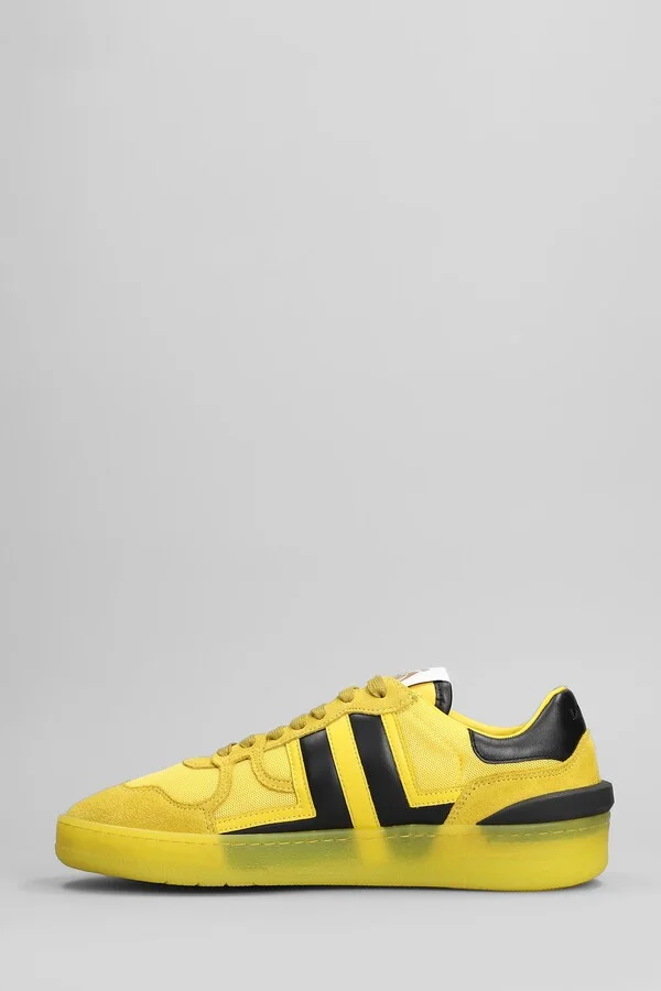 Clay Sneakers In Yellow Suede And Fabric - Image 3