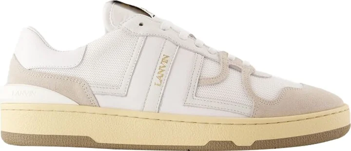 Clay Sneakers - Lanvin - Leather - White