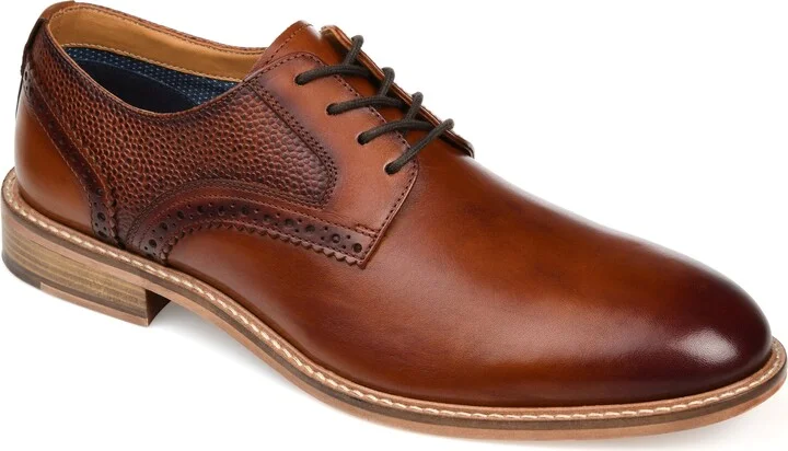 Clayton Plain Toe Brogue Derby