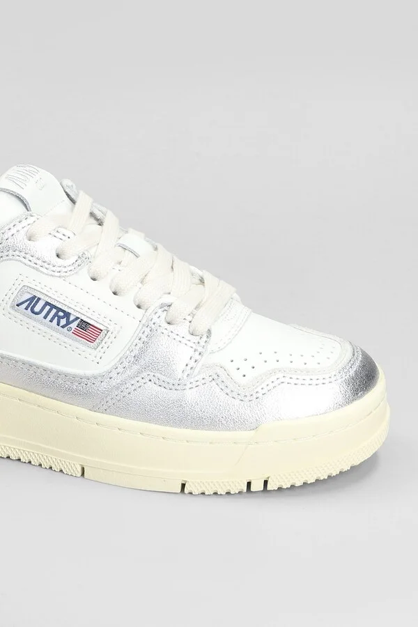 Clc Low Sneakers In White Leather - Image 5