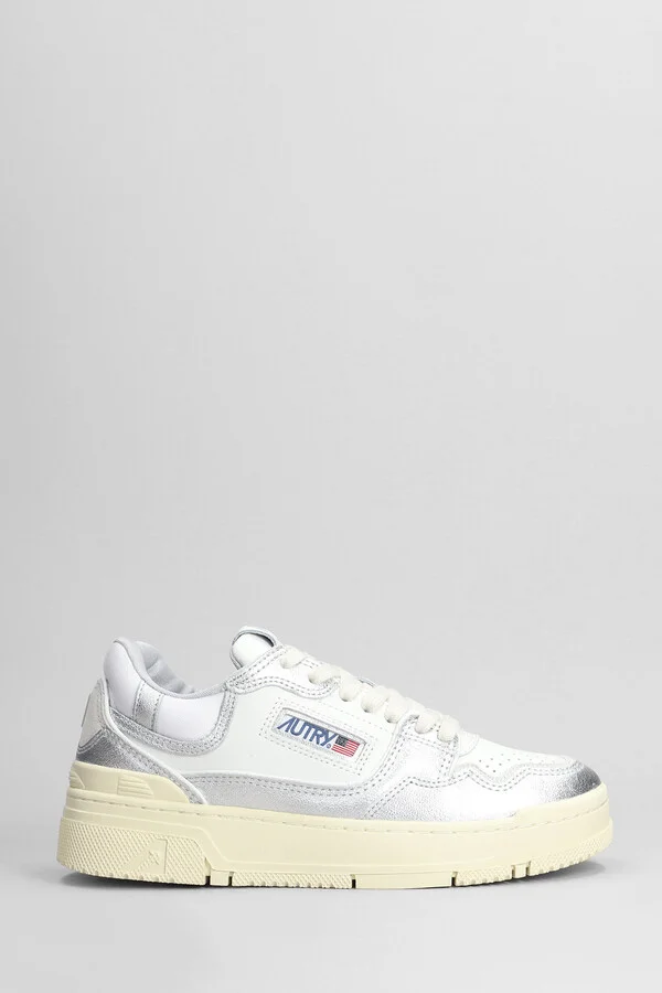 Clc Low Sneakers In White Leather