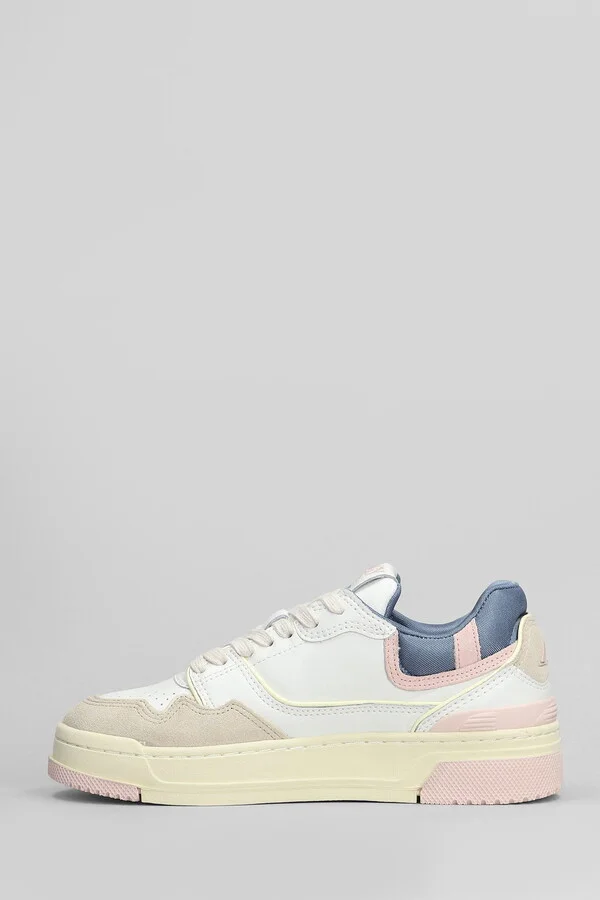 Clc Low Sneakers In White Suede And Leather - Image 3