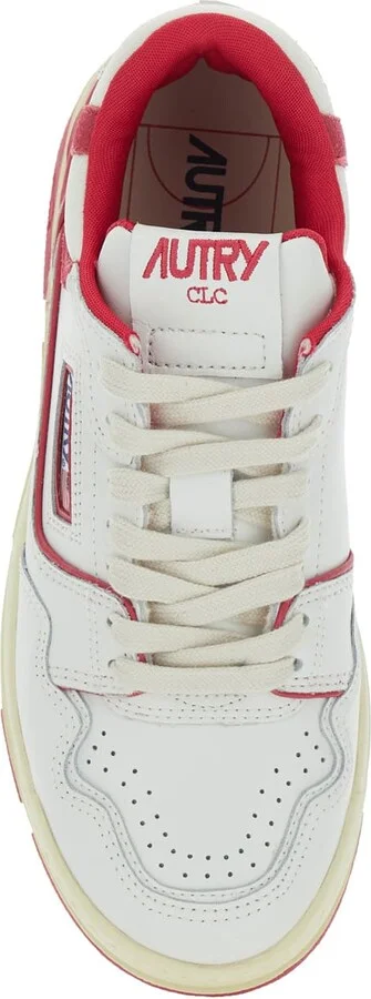 'clc' White Sneakers With Logo Patch On The Tongue And Logo Print On The Heel In Leather Blend Woman - Image 4