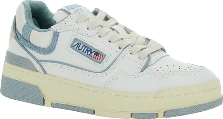 'clc' White Sneakers With Logo Patch On The Tongue And Logo Print On The Heel In Leather Blend Woman - Image 2