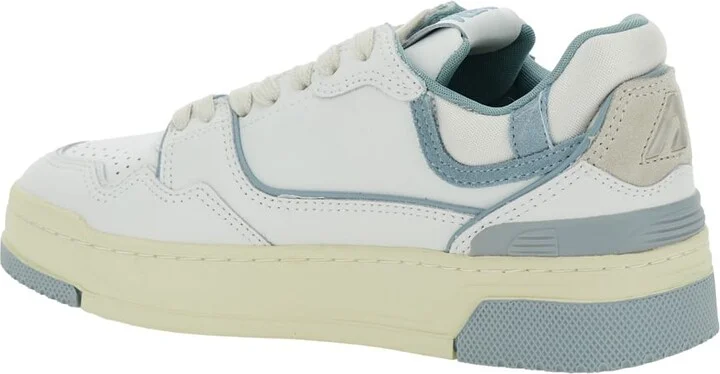 'clc' White Sneakers With Logo Patch On The Tongue And Logo Print On The Heel In Leather Blend Woman - Image 3
