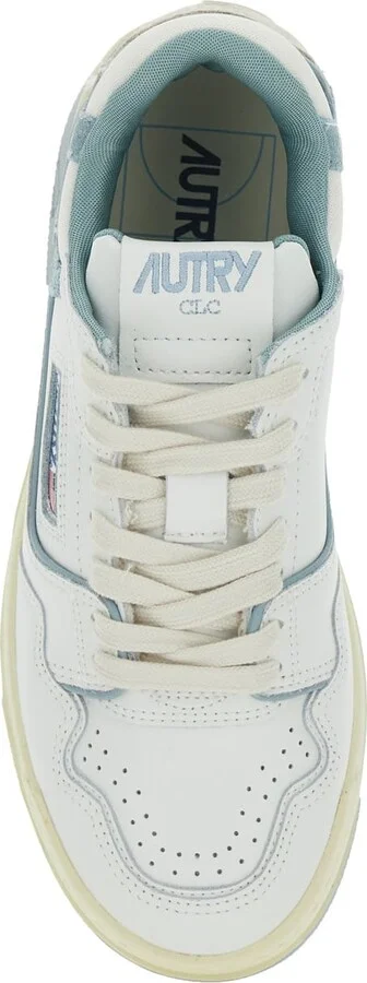 'clc' White Sneakers With Logo Patch On The Tongue And Logo Print On The Heel In Leather Blend Woman - Image 4