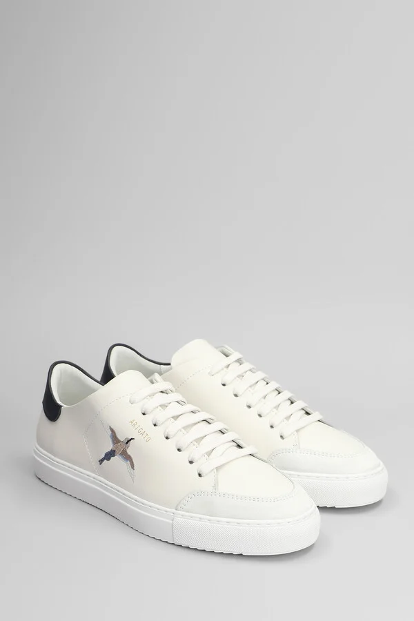 Clean 90 B Bird Sneakers In White Leather - Image 2