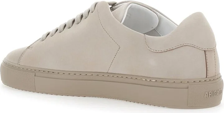 'Clean 90' Beige Low Top Sneakers With Logo Lettering On The Side In Leather Man - Image 3