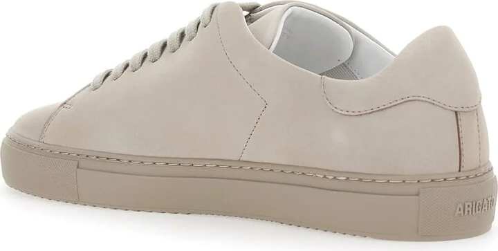 'clean 90' Beige Low Top Sneakers With Logo Lettering On The Side In Leather Man - Image 3