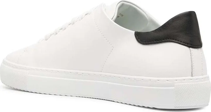 'clean 90 Contrast' White Low Top Sneakers With Laminated Logo In Leather Man - Image 3
