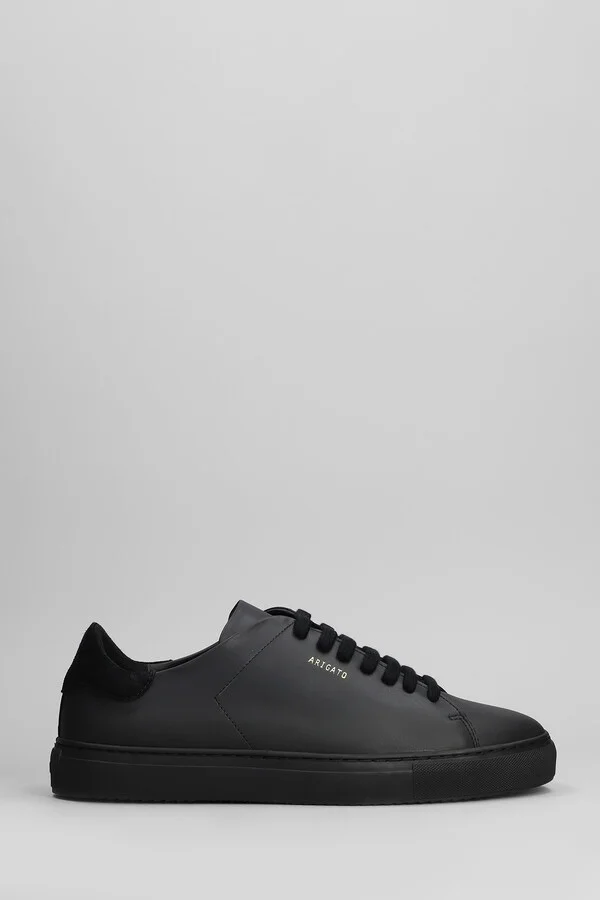 Clean 90 Sneakers In Black Suede And Leather