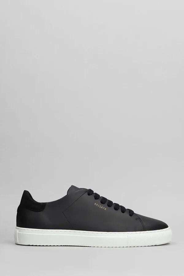 Clean 90 Sneakers In Black Suede And Leather
