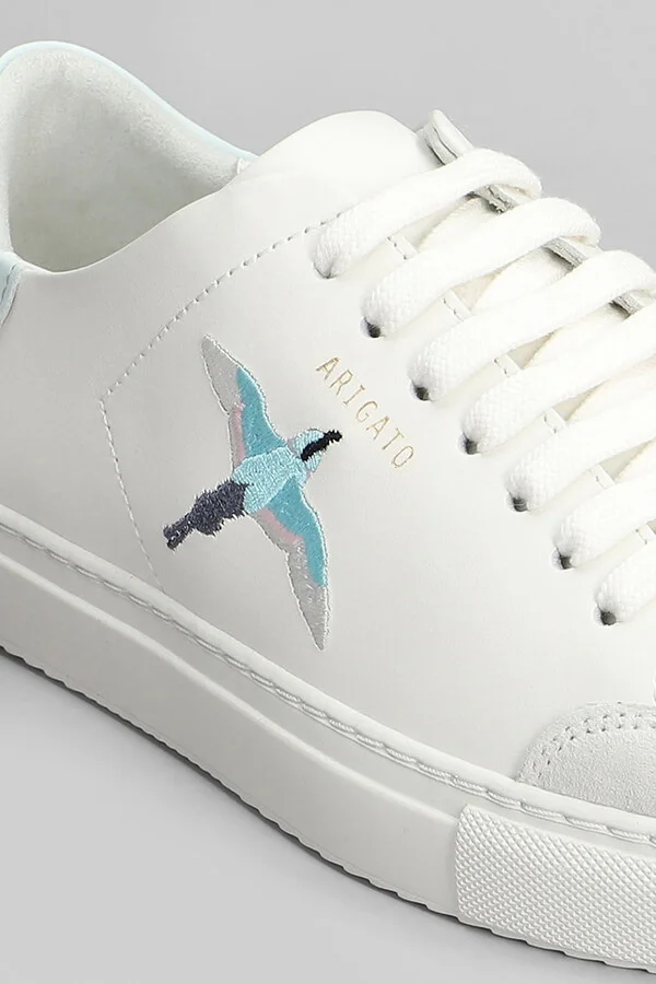 Clean 90 Sneakers In White Suede And Leather - Image 5