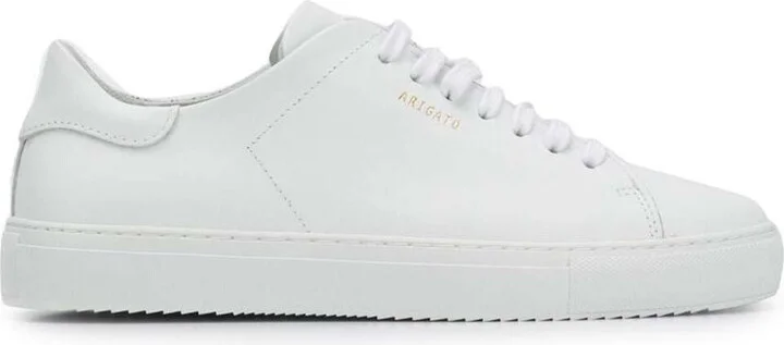 'Clean 90' White Sneakers With Printed Logo In Leather Woman Axel Arigato