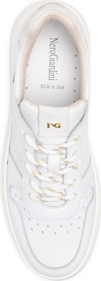 Clean Retro Leather Sneaker - Image 4