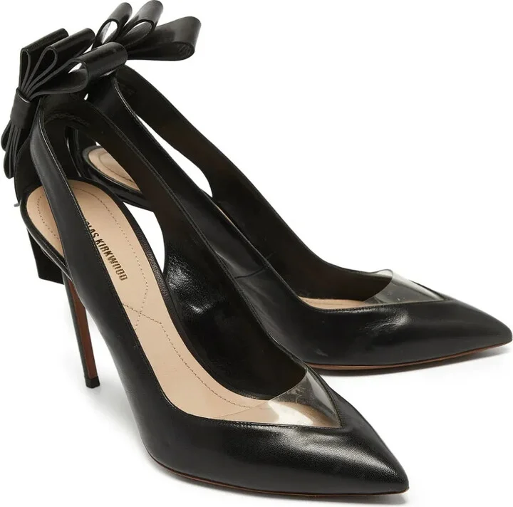 Clear-Panelled Pointed-Toe Heels - Image 2