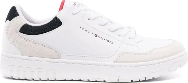 Cleat leather sneakers