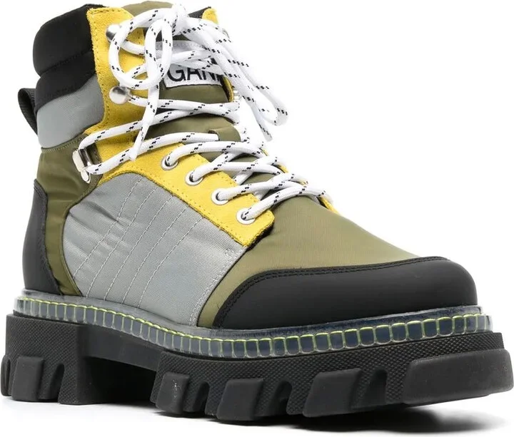 Cleated lace-up hiking boots - Image 2