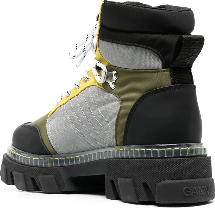Cleated lace-up hiking boots - Image 3