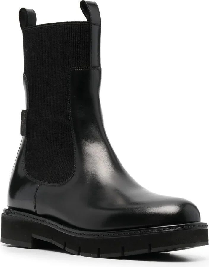 cleated-sole leather Chelsea boots - Image 2