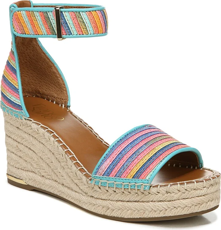 Clemens Ankle Strap Platform Wedge Sandal