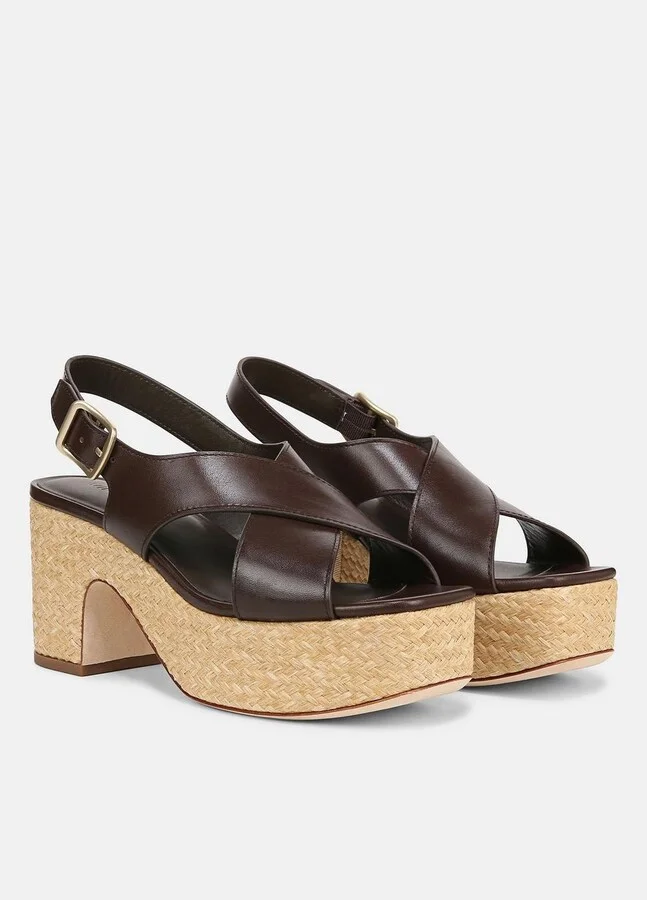 Clementina Leather Platform Sandal - Image 2