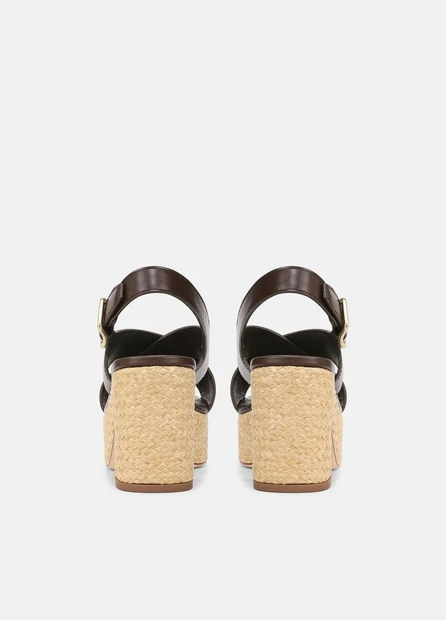 Clementina Leather Platform Sandal - Image 3