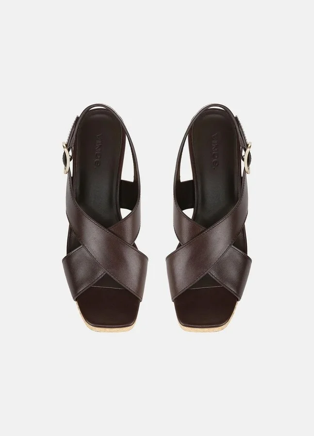Clementina Leather Platform Sandal - Image 4