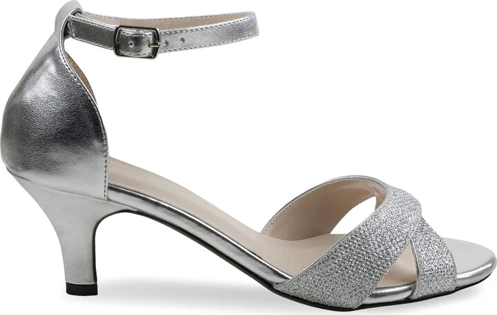 Clementine Kitten Heel Ankle Strap Sandal - Image 3