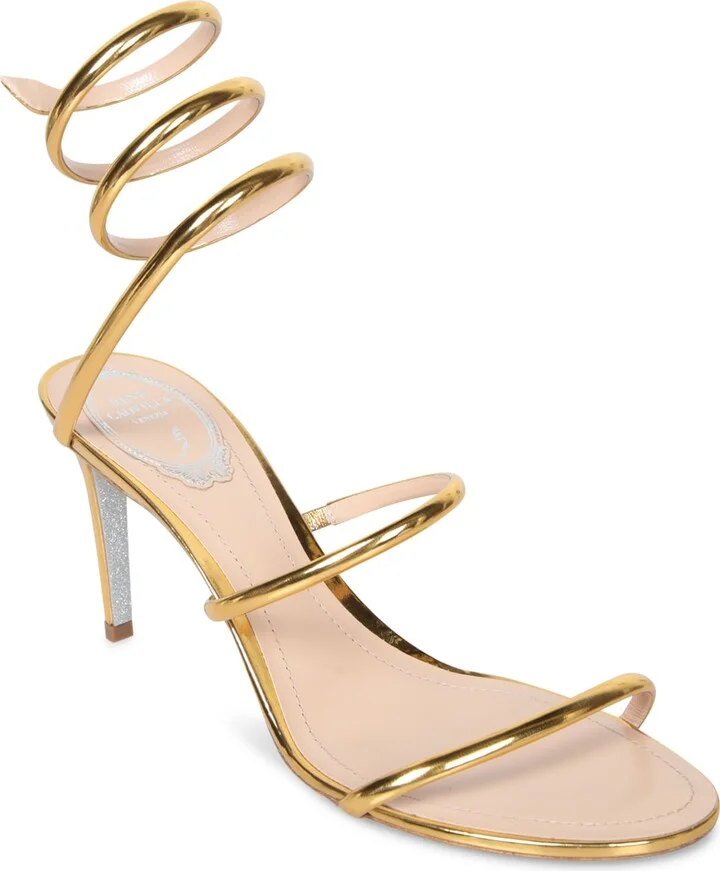Cleo 080 Gold Sandals - Image 2