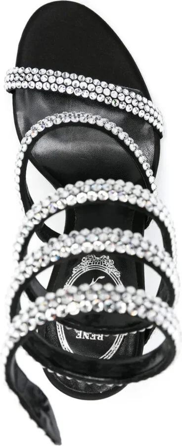 Cleo 105mm rhinestone-embellished sandals - Image 4