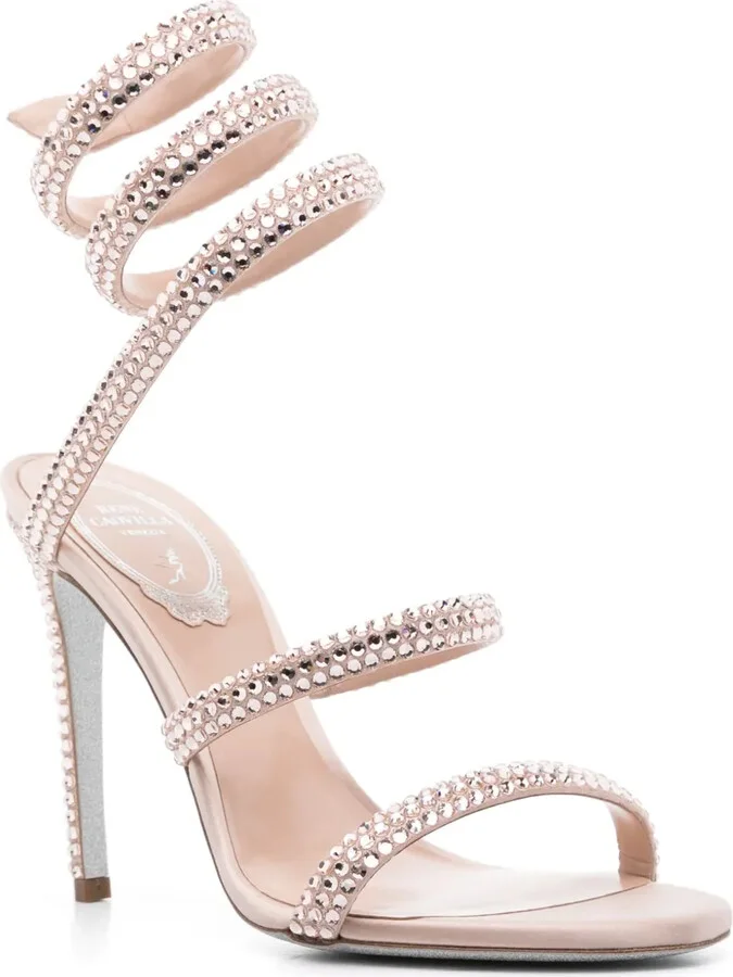 Cleo 105mm rhinestone-embellished sandals - Image 2