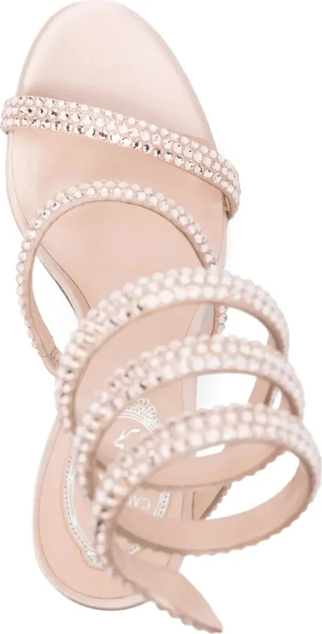Cleo 105mm rhinestone-embellished sandals - Image 4
