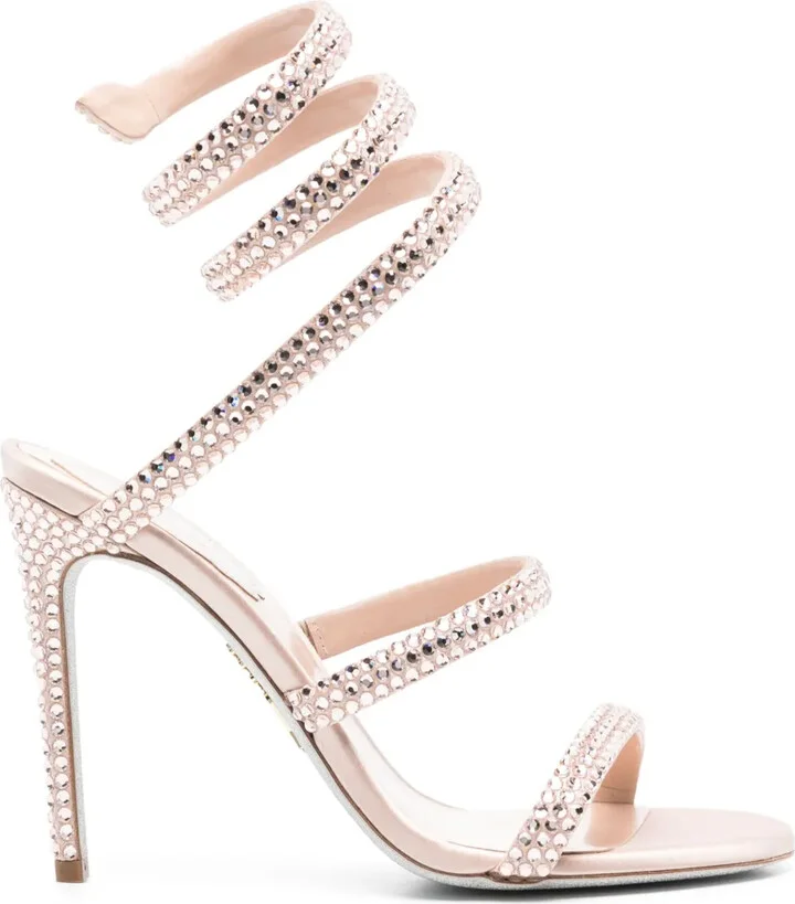 Cleo 105mm rhinestone-embellished sandals
