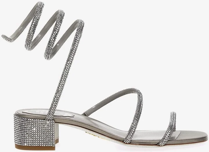 Cleo 35 Crystal-Embellished Sandals