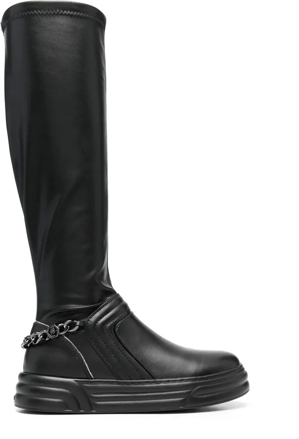 Cleo 35mm chain-link boots