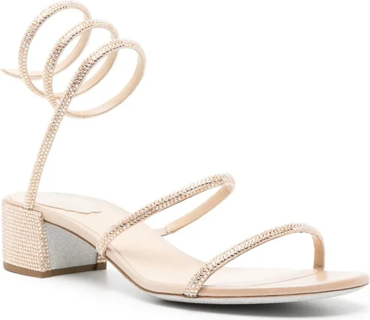 Cleo 40mm crystal-embellished sandals - Image 2