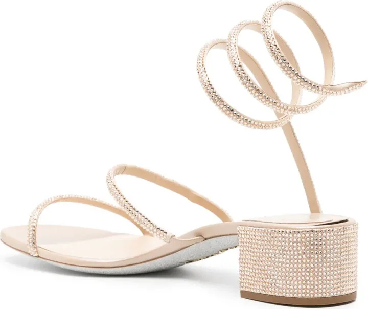Cleo 40mm crystal-embellished sandals - Image 3