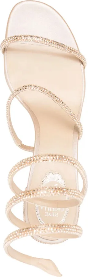 Cleo 40mm crystal-embellished sandals - Image 4
