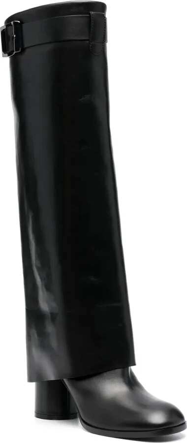 Cleo 70mm buckled leather boots - Image 2