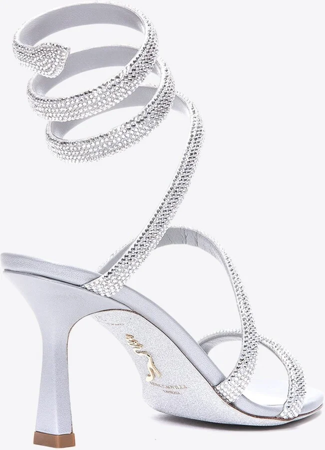 Cleo 80 Crystal Embellished Sandals - Image 2