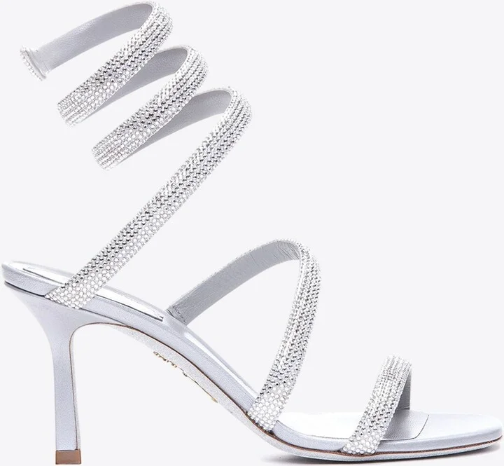 Cleo 80 Crystal Embellished Sandals