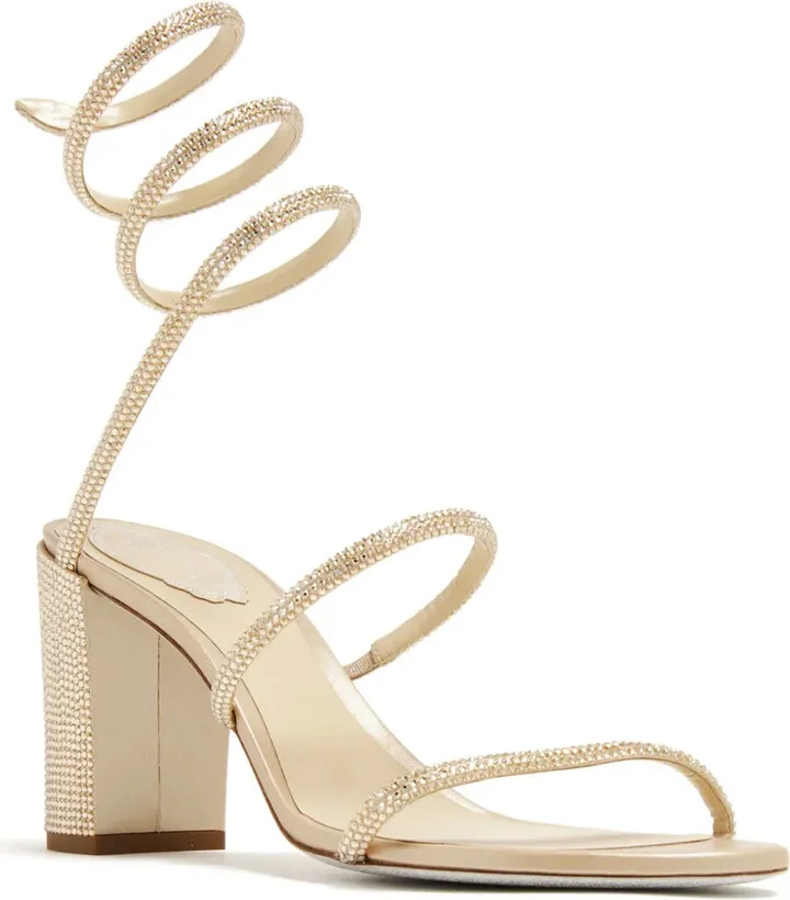 Cleo 80mm crystal-embellished sandals - Image 2