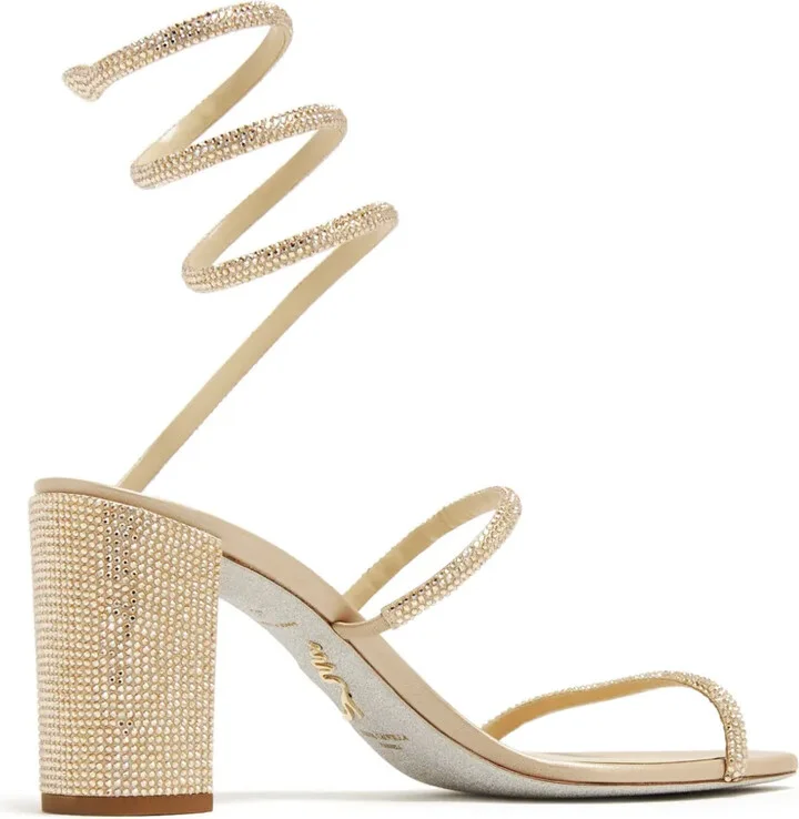 Cleo 80mm crystal-embellished sandals - Image 3