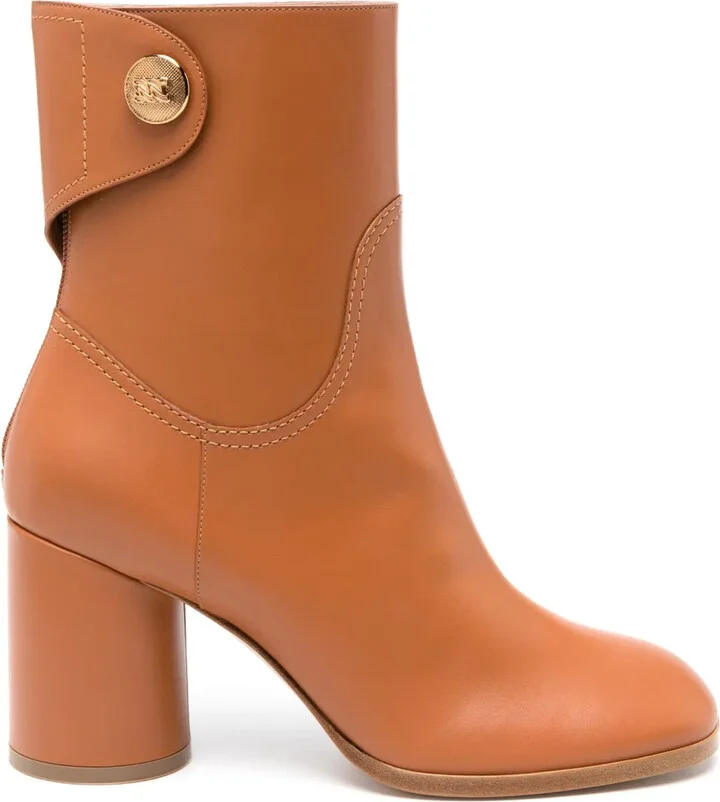 Cleo 80mm leather boots