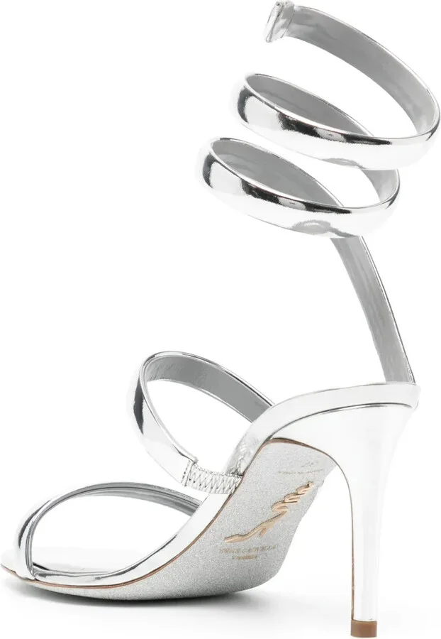 Cleo 90mm leather sandals - Image 3