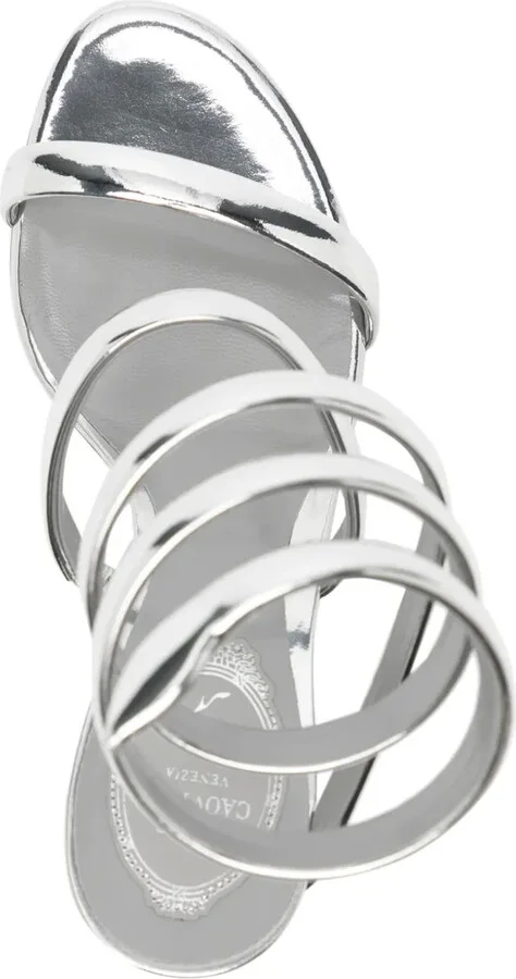 Cleo 90mm leather sandals - Image 4