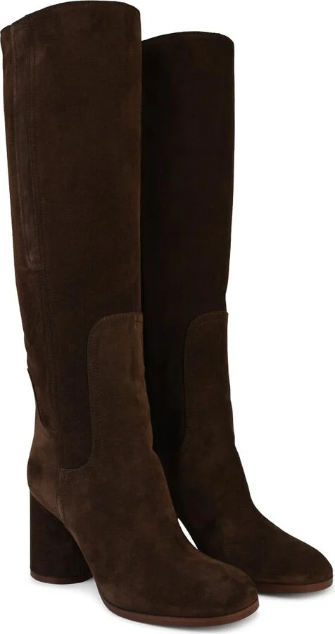'cleo' Brown Suede Boots - Image 2